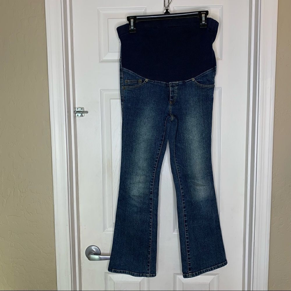 Angleiebe Maternity Jeans Full Belly Panel Size 7